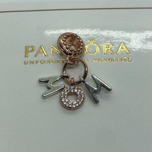 ✨🔥Pandora Mom Letters Dangle Charm